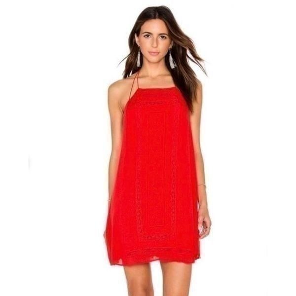 Alice + Olivia Crochet Front Dress