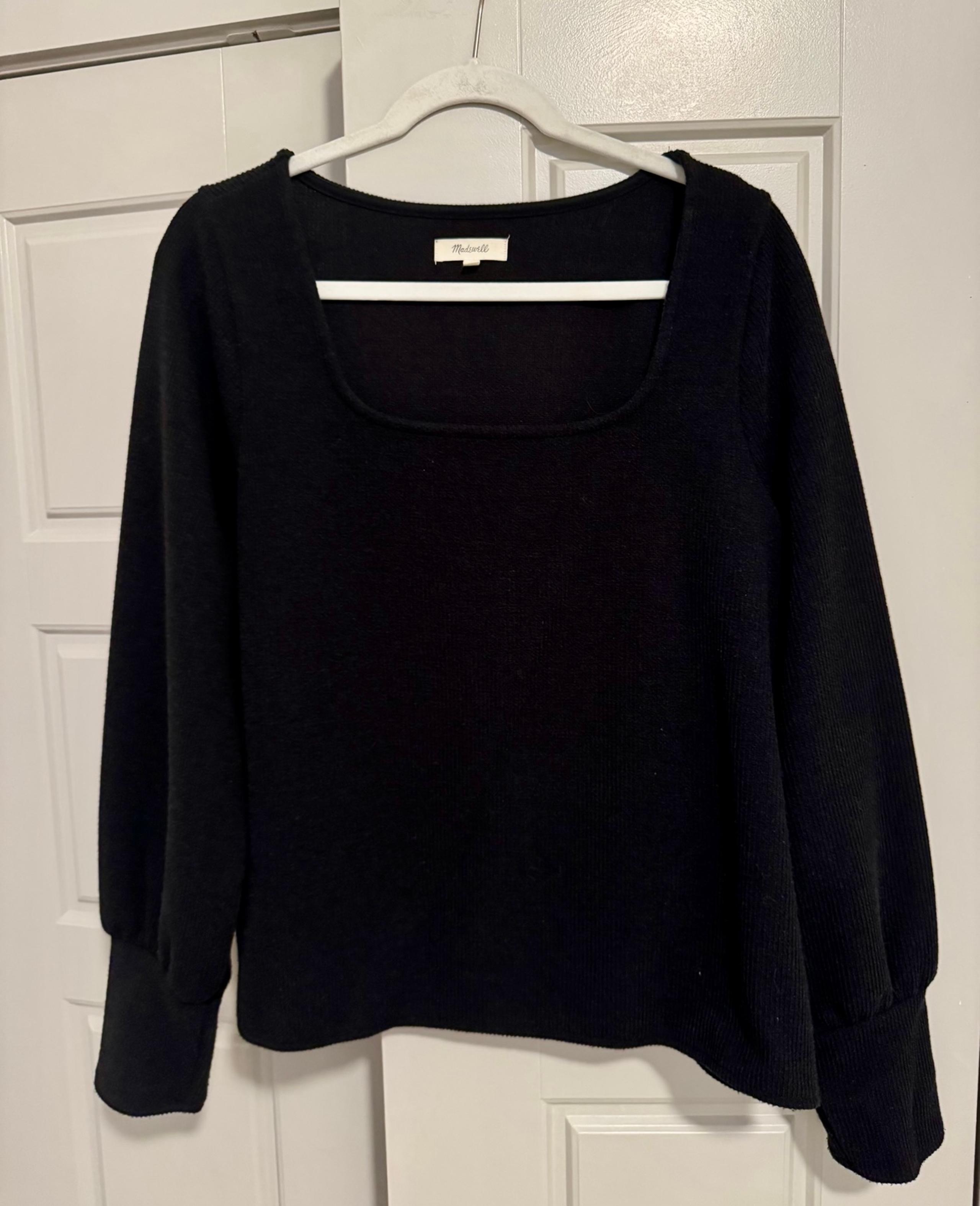 Madewell square neck Sweater