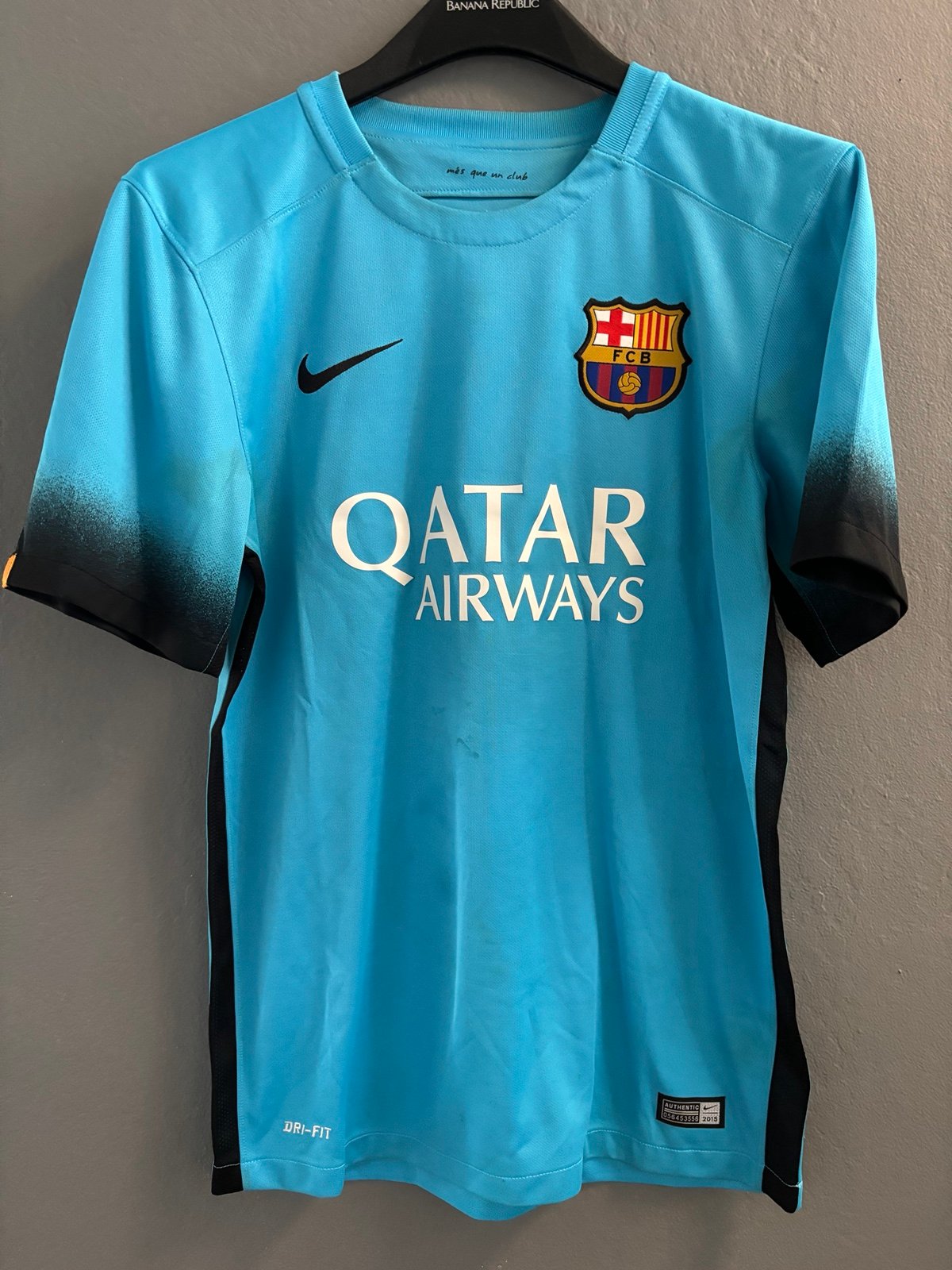 Club Barcelona FC Authentic Nike Jersey Size Small 2015-2016 #10 MESSI Years