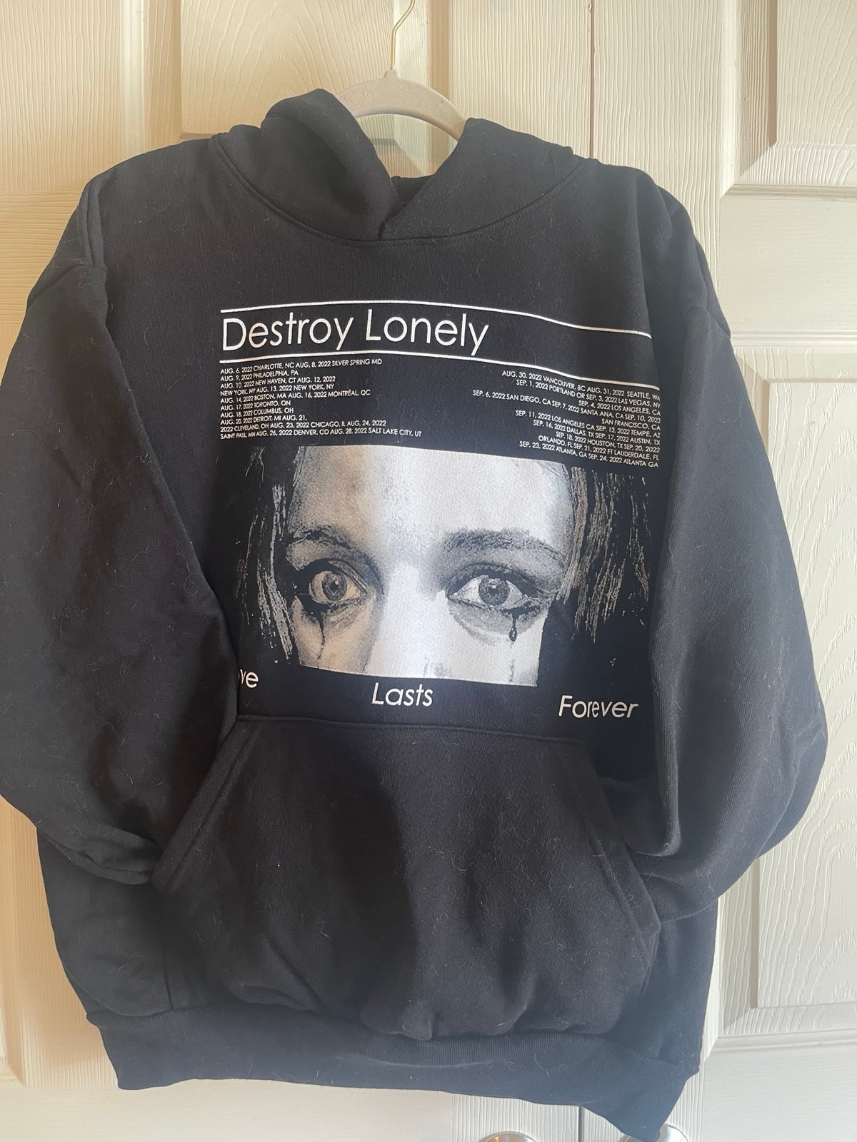 *OFFICIAL* Destroy Lonely XMAN Tour ‘Love Lasts Forever’ Hoodie