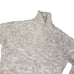 Vintage 90s nine west wool blend Chunky mixed knit cream turtle neck sweater