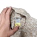Vintage 90s nine west wool blend Chunky mixed knit cream turtle neck sweater