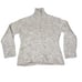 Vintage 90s nine west wool blend Chunky mixed knit cream turtle neck sweater