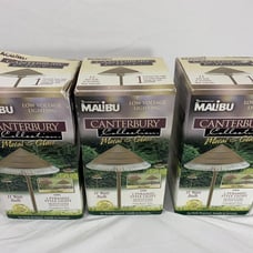 3x ~Malibu CANTERBURY COLLECTION Pyramid Style 11 Watt Low Voltage Light #CS31TA