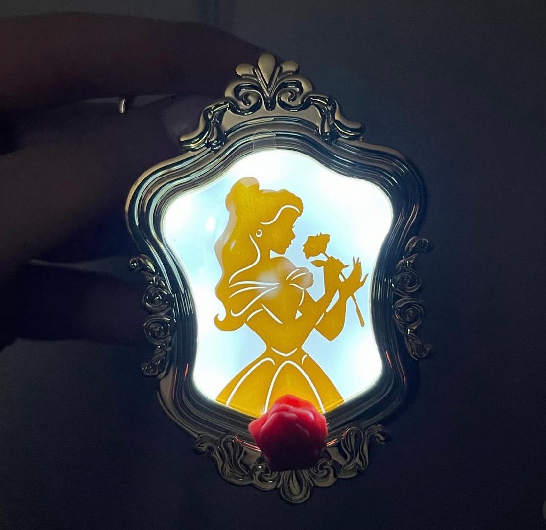 Bath and body works beauty and the beast belle pocketbac sanitizer holder.