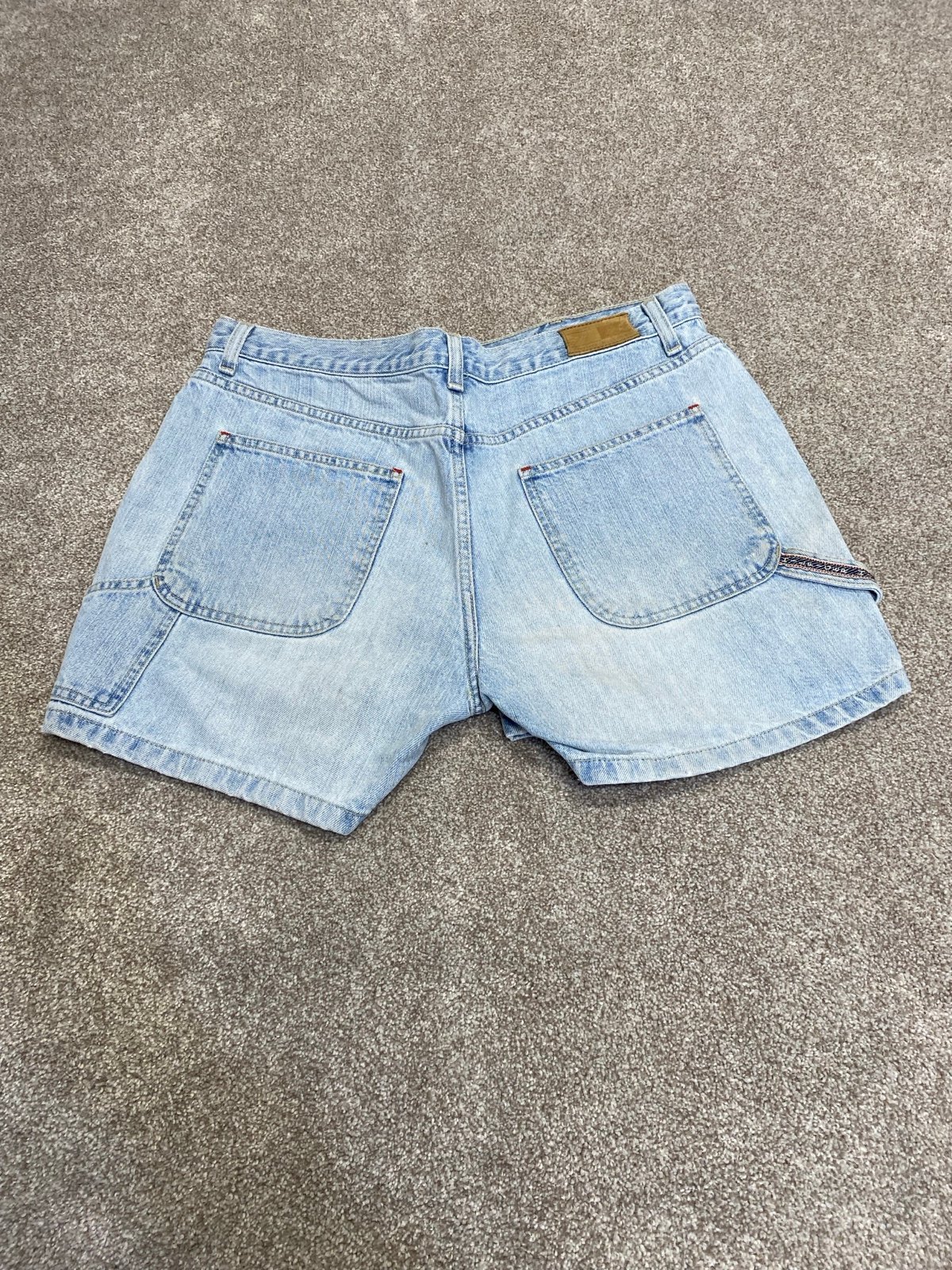 90s Vtg grunge Streetwear Tommy Hilfiger Denim Short 30 Relaxed Carpenter Summer