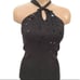 Anne Taylor Knit Halter Top Black Small