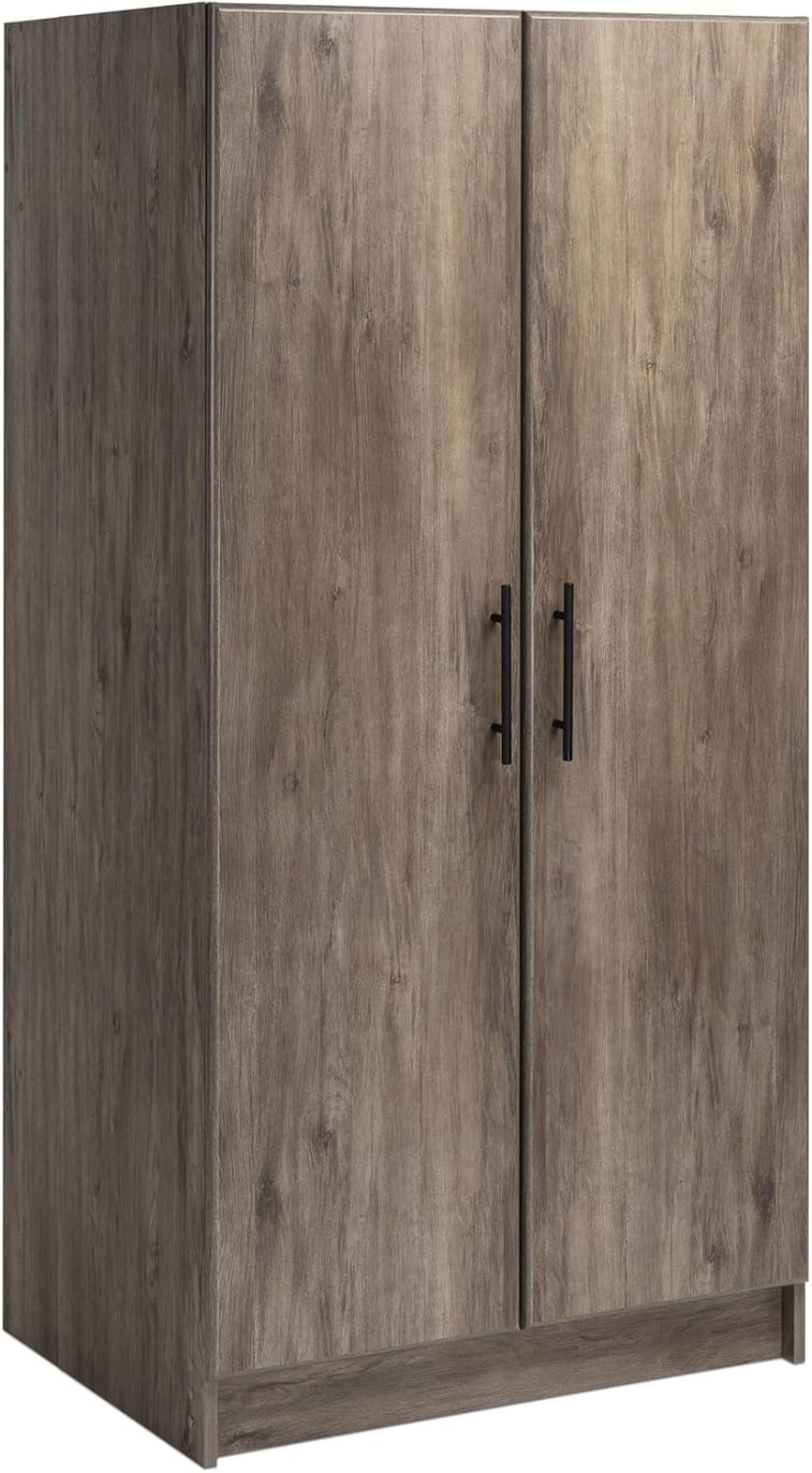 Prepac Elite 32 Storage Cabinet Closet, Gray Storage Cabinet, Linen Cabinet