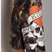 Ed Hardy Smoking Love Board Shorts Black size 32 preowned