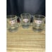 Vintage Set 6 A&W Root Beer Heavy Dimpled Glass Mug 6 & 4.5” & 3” AW 1970s