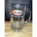 Vintage Set 6 A&W Root Beer Heavy Dimpled Glass Mug 6 & 4.5” & 3” AW 1970s