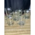 Vintage Set 6 A&W Root Beer Heavy Dimpled Glass Mug 6 & 4.5” & 3” AW 1970s