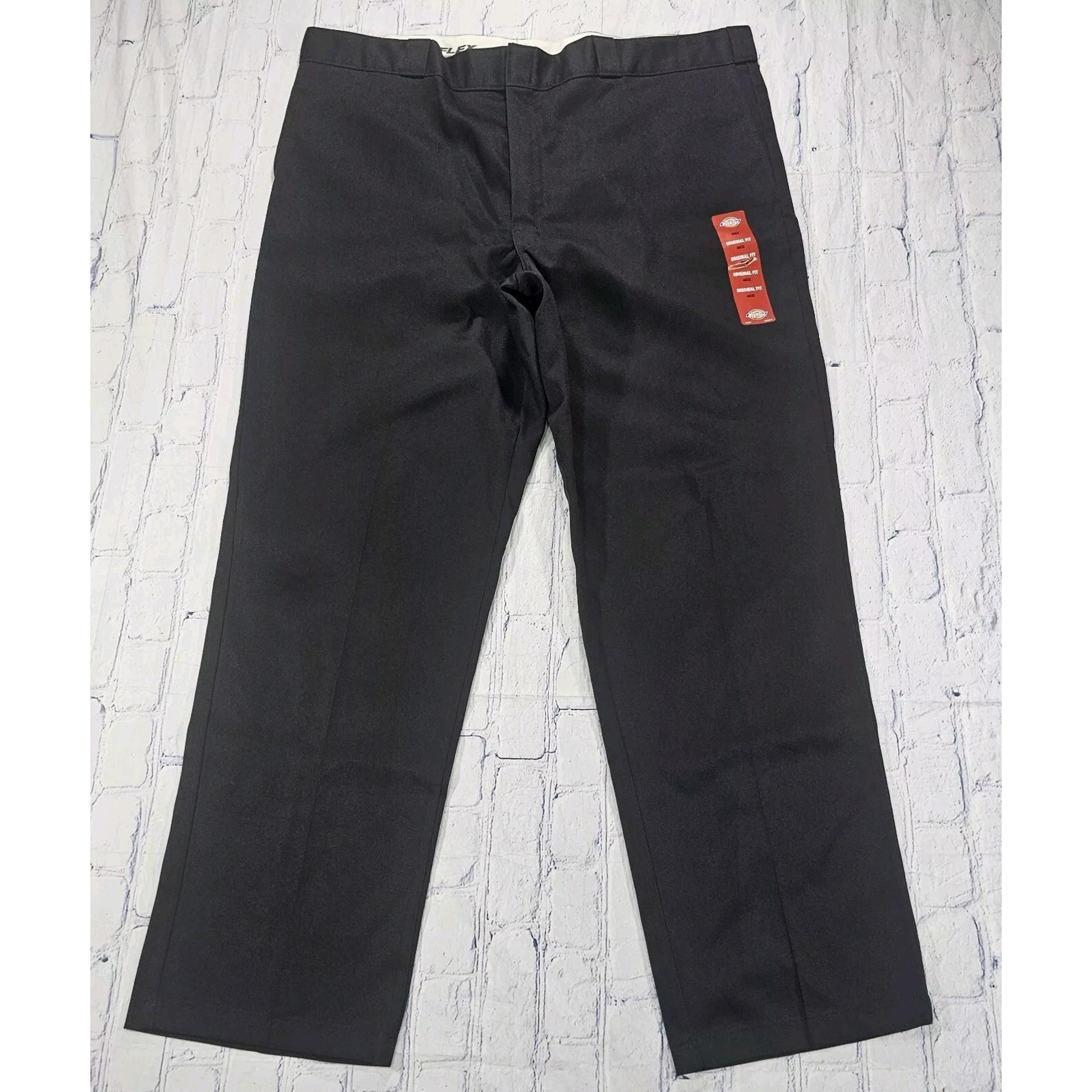 Dickies 874 MENS SIZE 44X32 Original Fit Straight Leg Work Pants Black No Iron