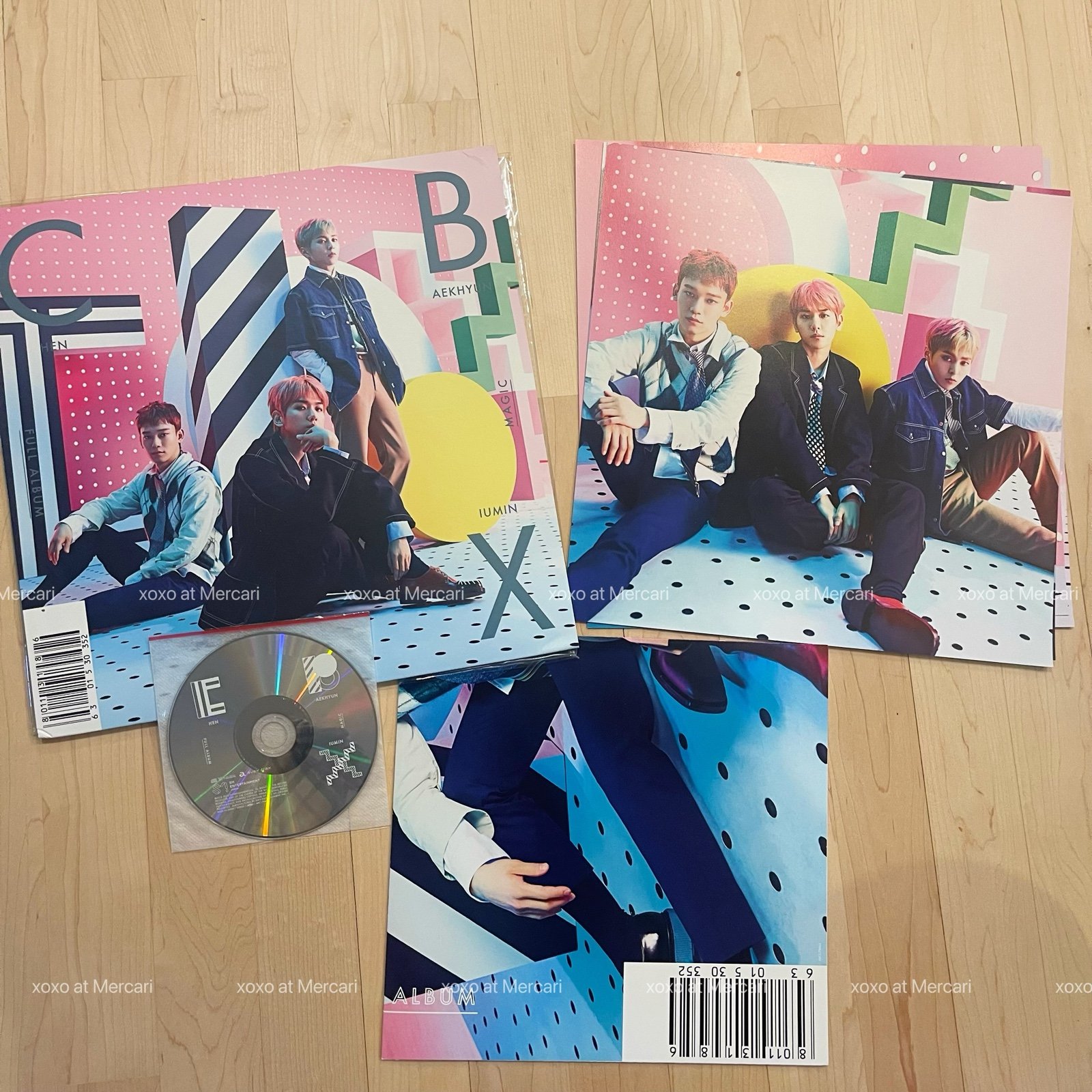 EXO CBX Magic Japan Limited Album Big Poster Album Chen Xiumin Baekhyun