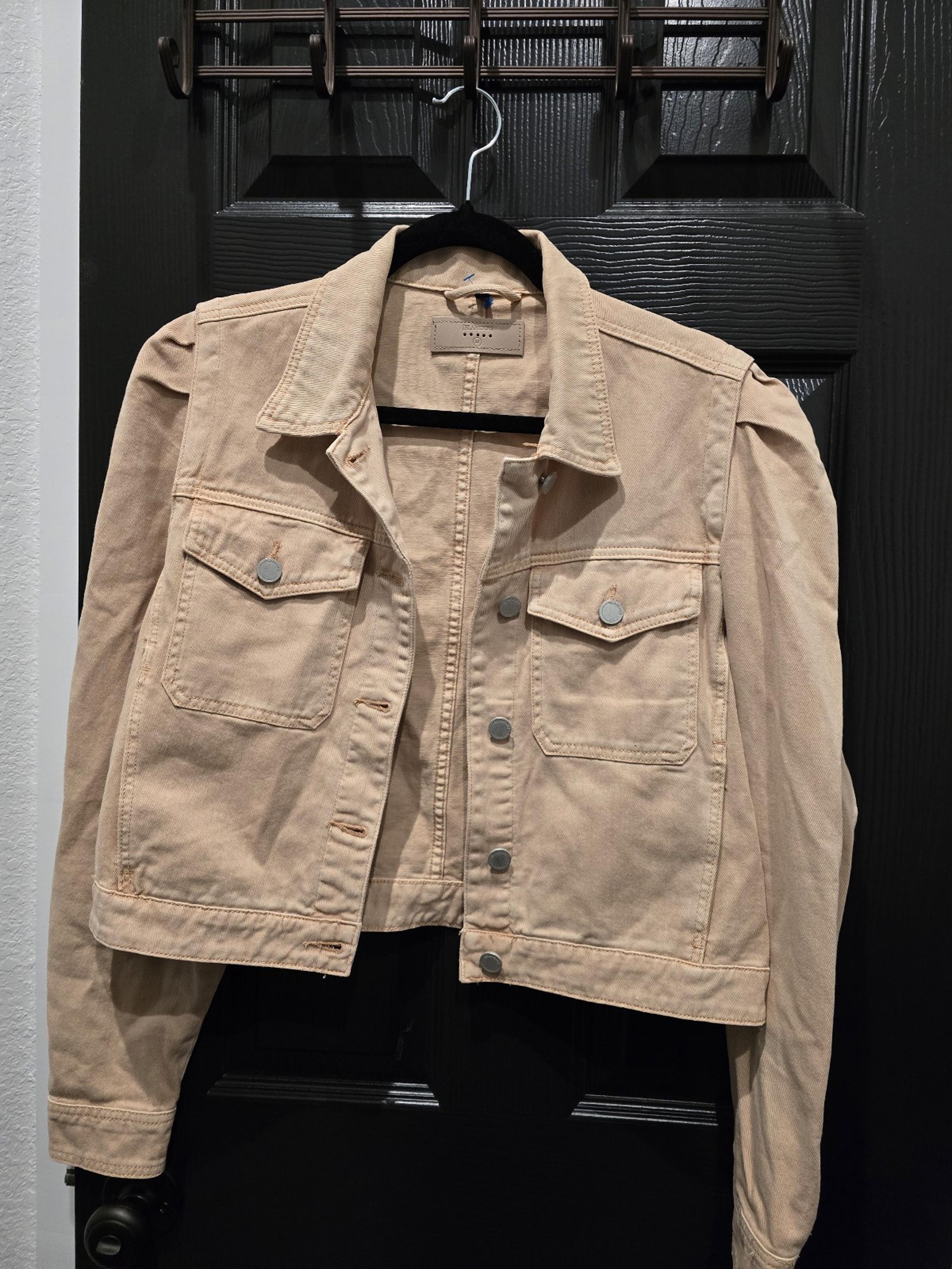 Blank NYC Tan Lightweight Shirt Jacket