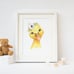 Set of 6 Farm Animal Nursery Art Print D