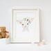 Set of 6 Farm Animal Nursery Art Print D