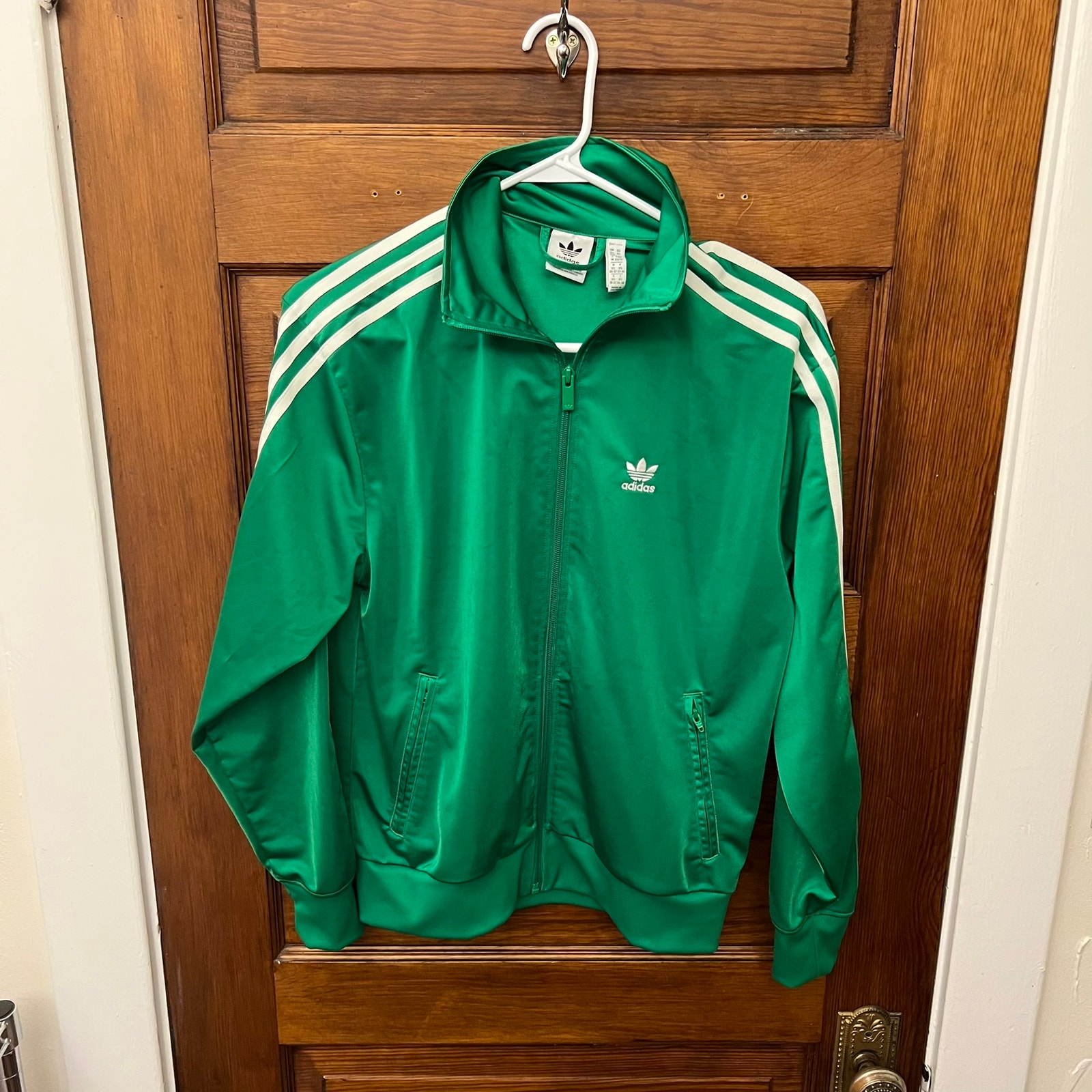 Adicolor Classics Loose Firebird Track Top size XS Women's ip0604 Green White