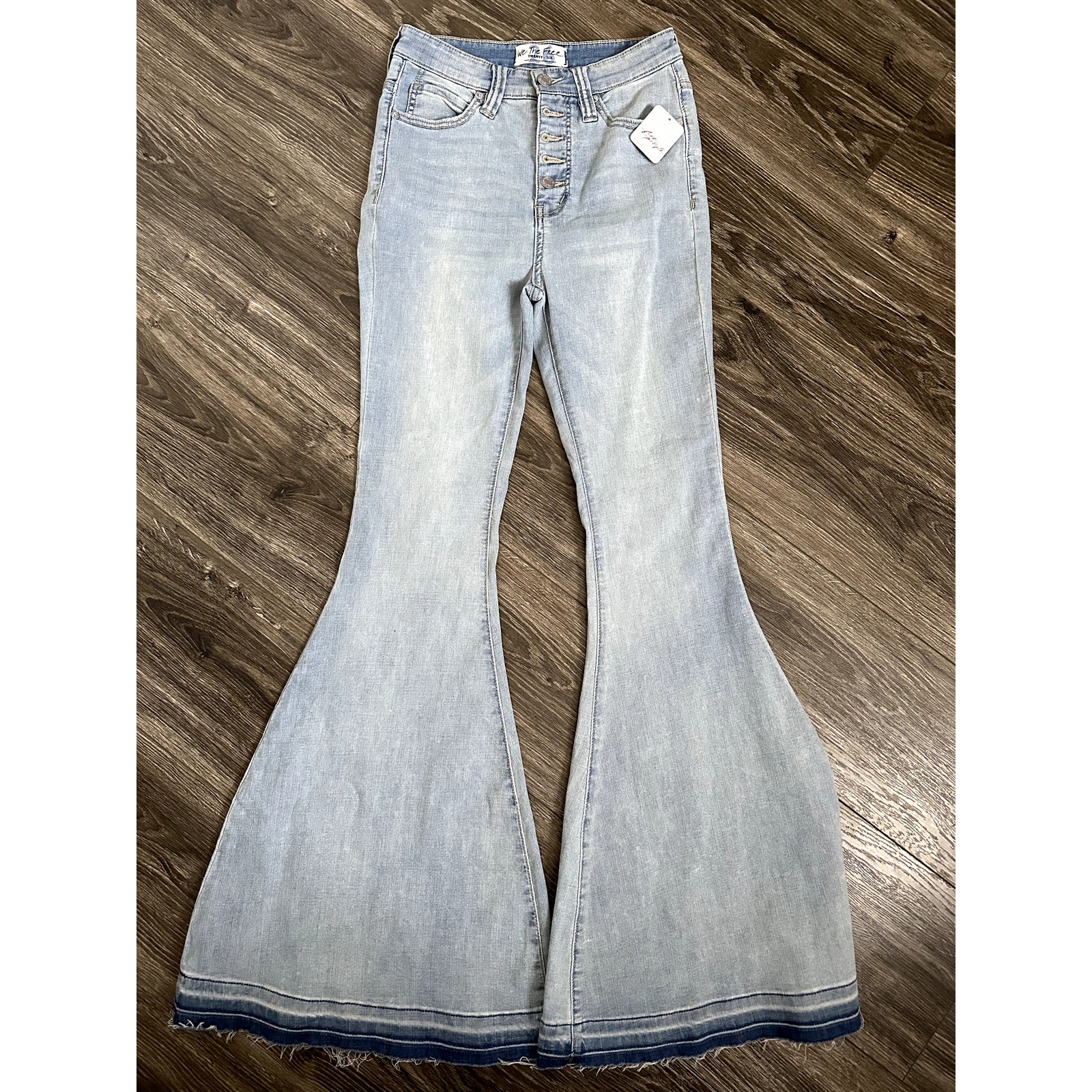 Free People We The Free Twenty Six super flare Bell bottom high rise jeans 26