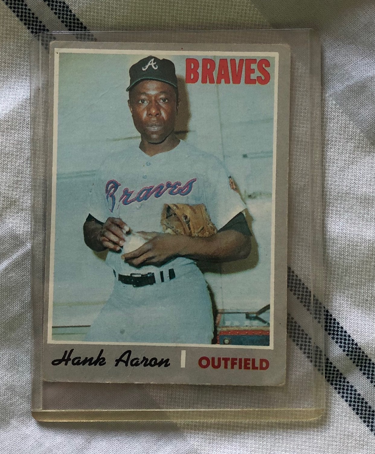 1970 Topps 500 Hank Aaron Card
