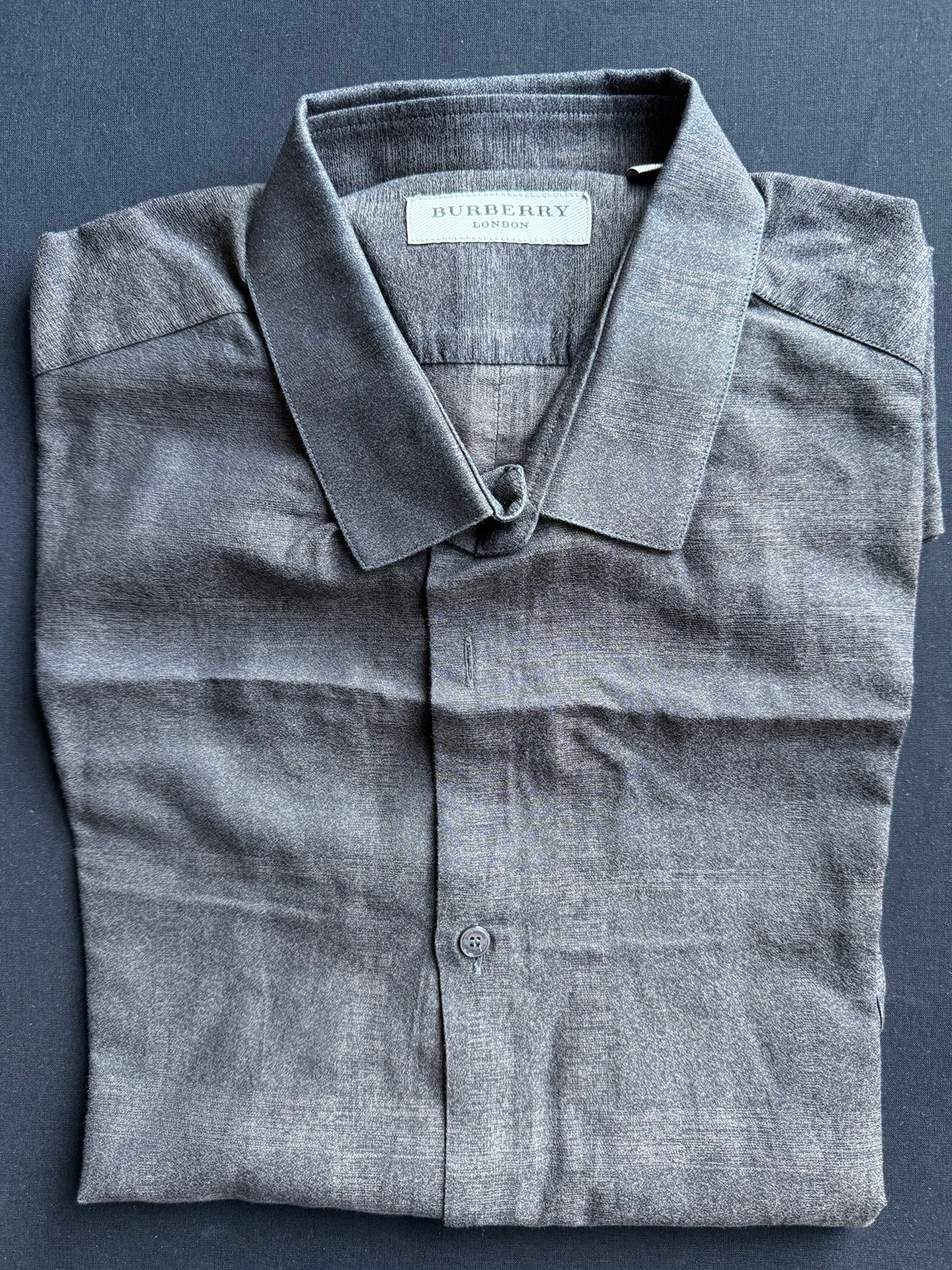 Burberry brown check shirt L