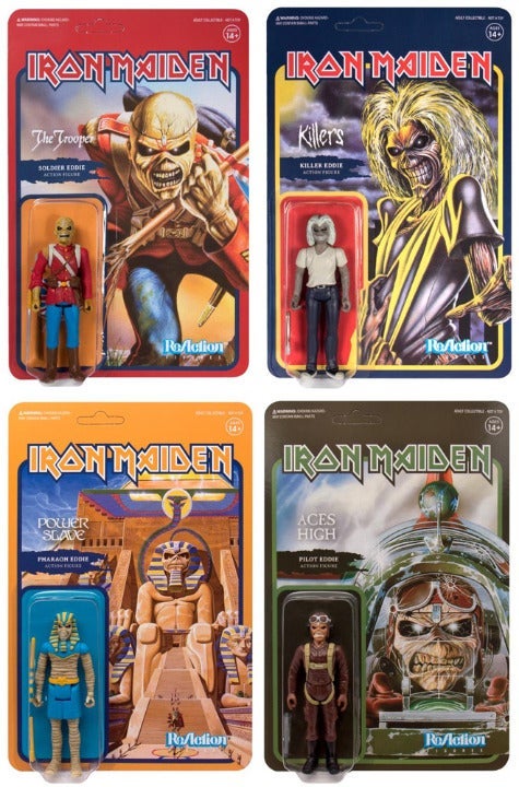 Iron Maiden Eddie Reaction Set - Wave 1