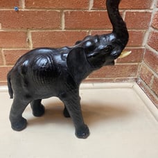 Vintage leather Elephant