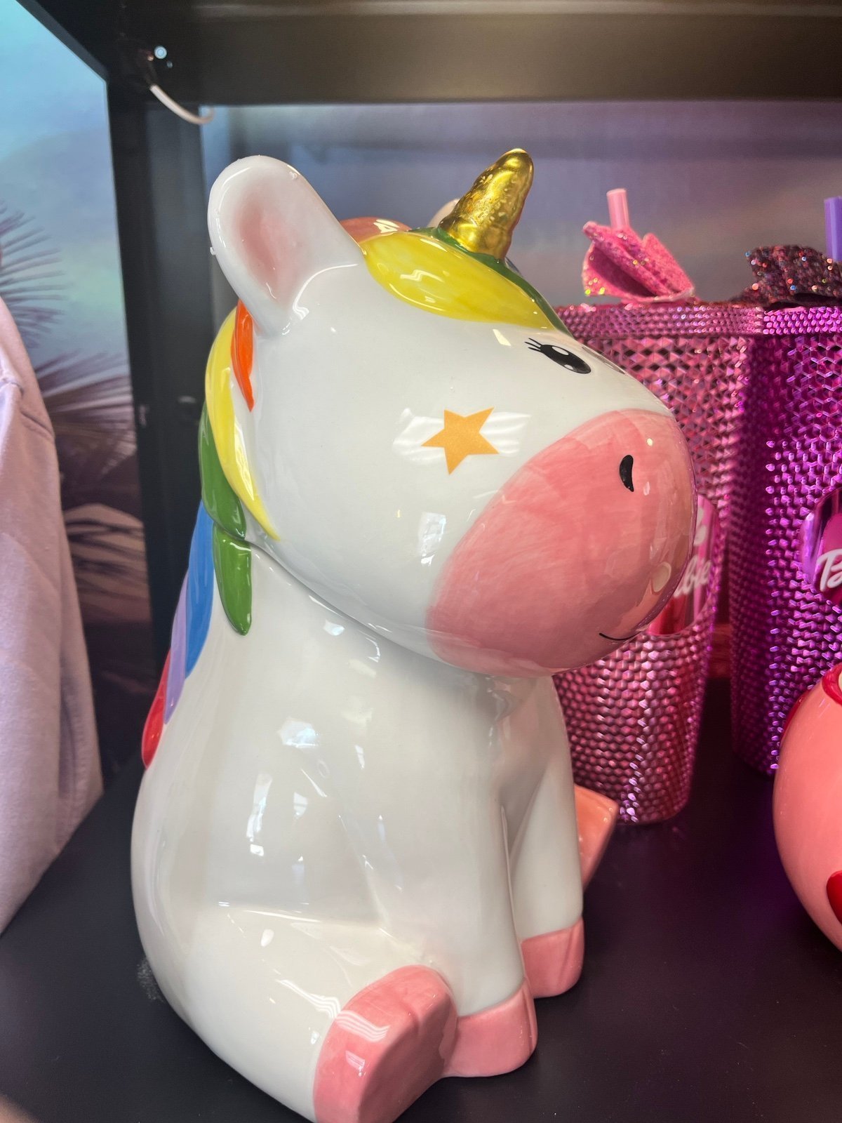 Cookie Jar-Unicorn Rainbow-Dolomite