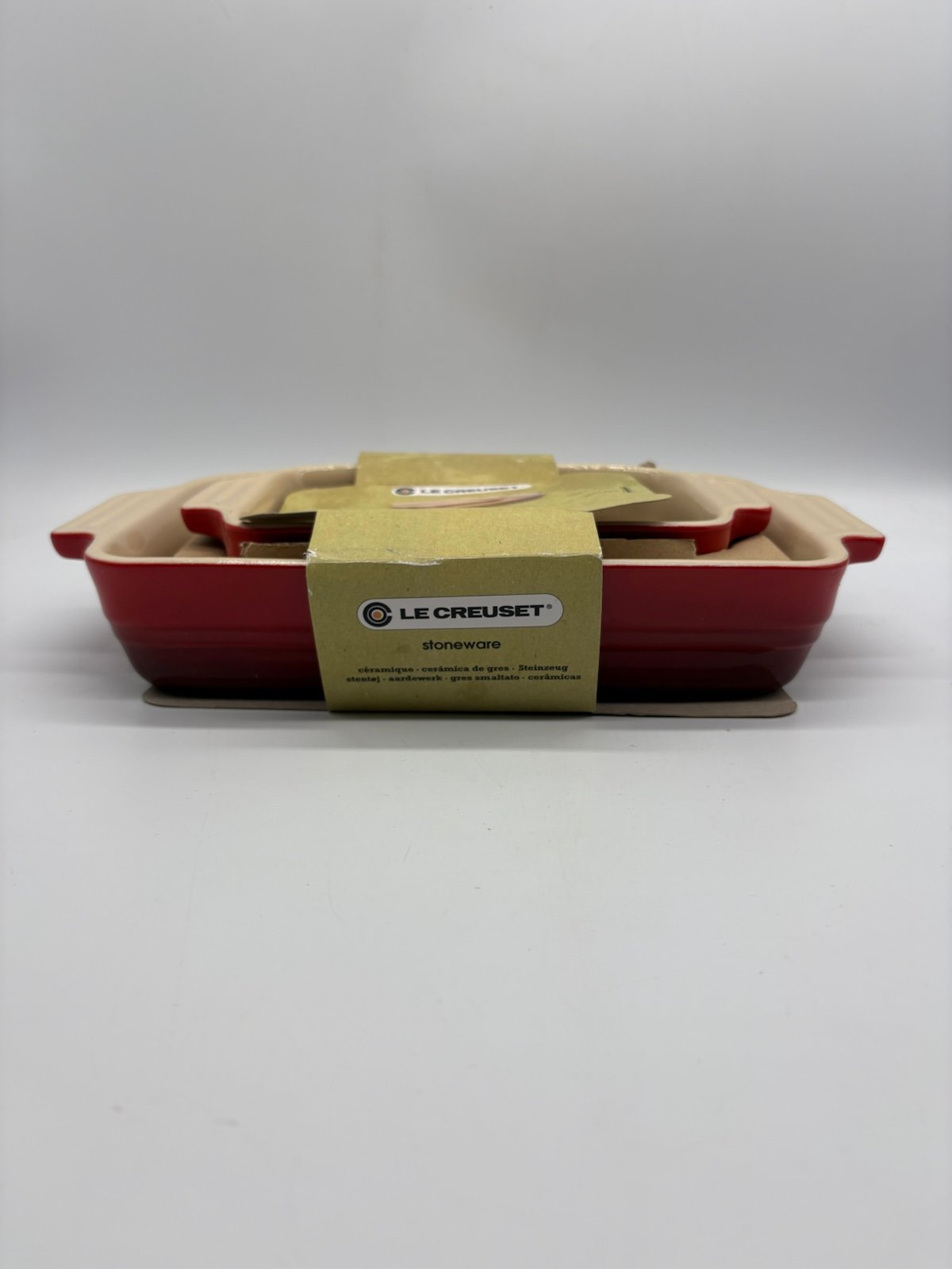 Le Creuset Set of Two Rectangle Baking Dishes