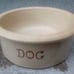 Rabsburg Robinson ROSEVILLE POTTERY stoneware HUGE feed dish dog bowl