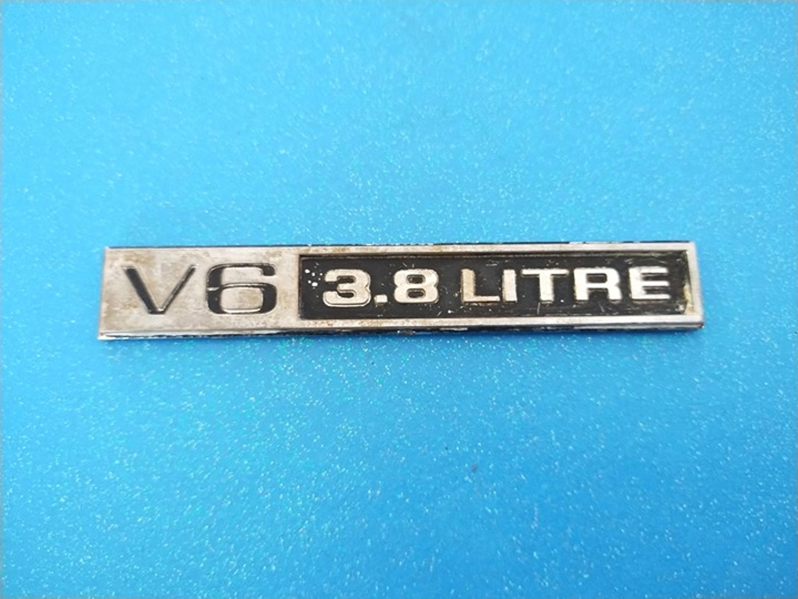 1975-1980 Skyhawk /Sunbird/ Monza / Starfire V6 3.8 litre fender emblem