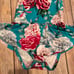 Posh peanut blue floral romper