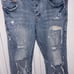 Purple Brand Jeans - P001 Light Indigo Paint Blowout Style Slim Fit