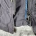LIFE / AFTER / DENIM Coat Mens M Gray Cotton Tab Snap Bad Collar Coat Retro 90s