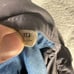 LIFE / AFTER / DENIM Coat Mens M Gray Cotton Tab Snap Bad Collar Coat Retro 90s