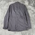 LIFE / AFTER / DENIM Coat Mens M Gray Cotton Tab Snap Bad Collar Coat Retro 90s