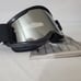 100% OKAN HiPER Premium Protective Goggles Matte Black Mirror White Lens