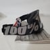 100% OKAN HiPER Premium Protective Goggles Matte Black Mirror White Lens