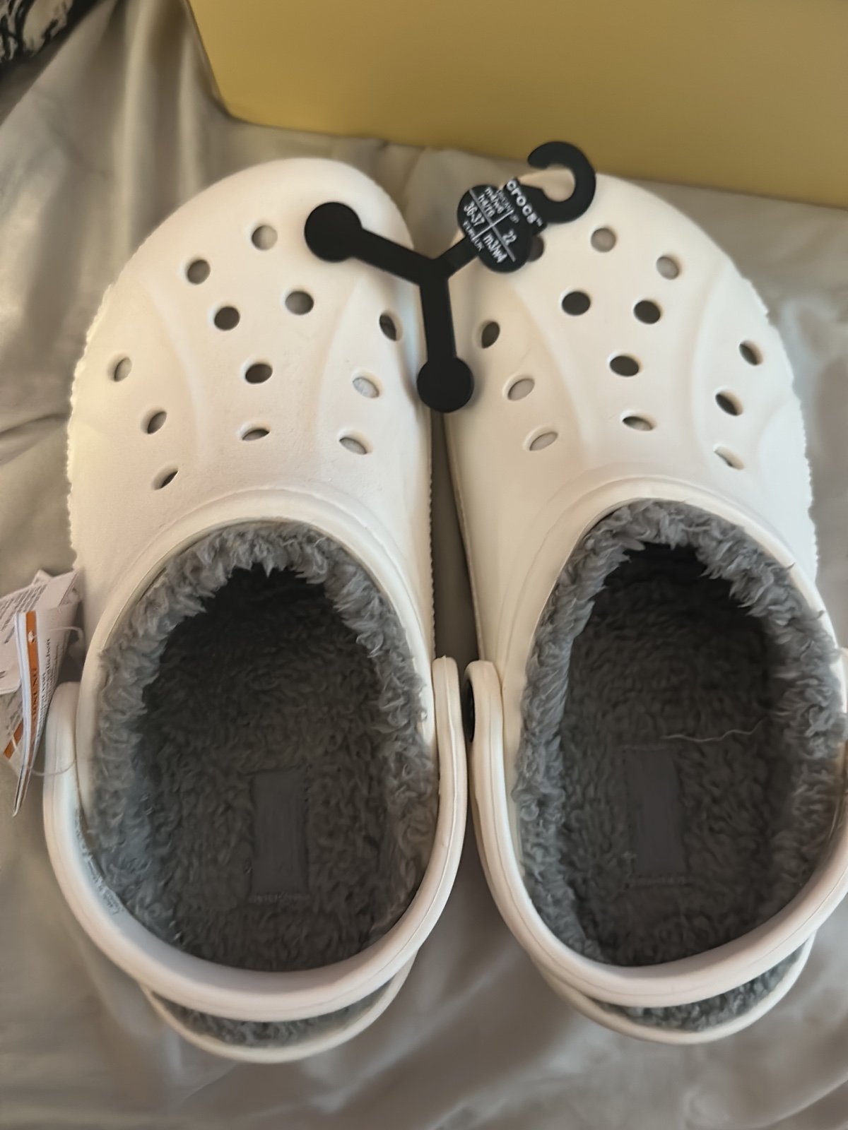 Fuzzy crocs