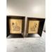 Vintage Pair if Stan David Framed Prints Very Cool Frames