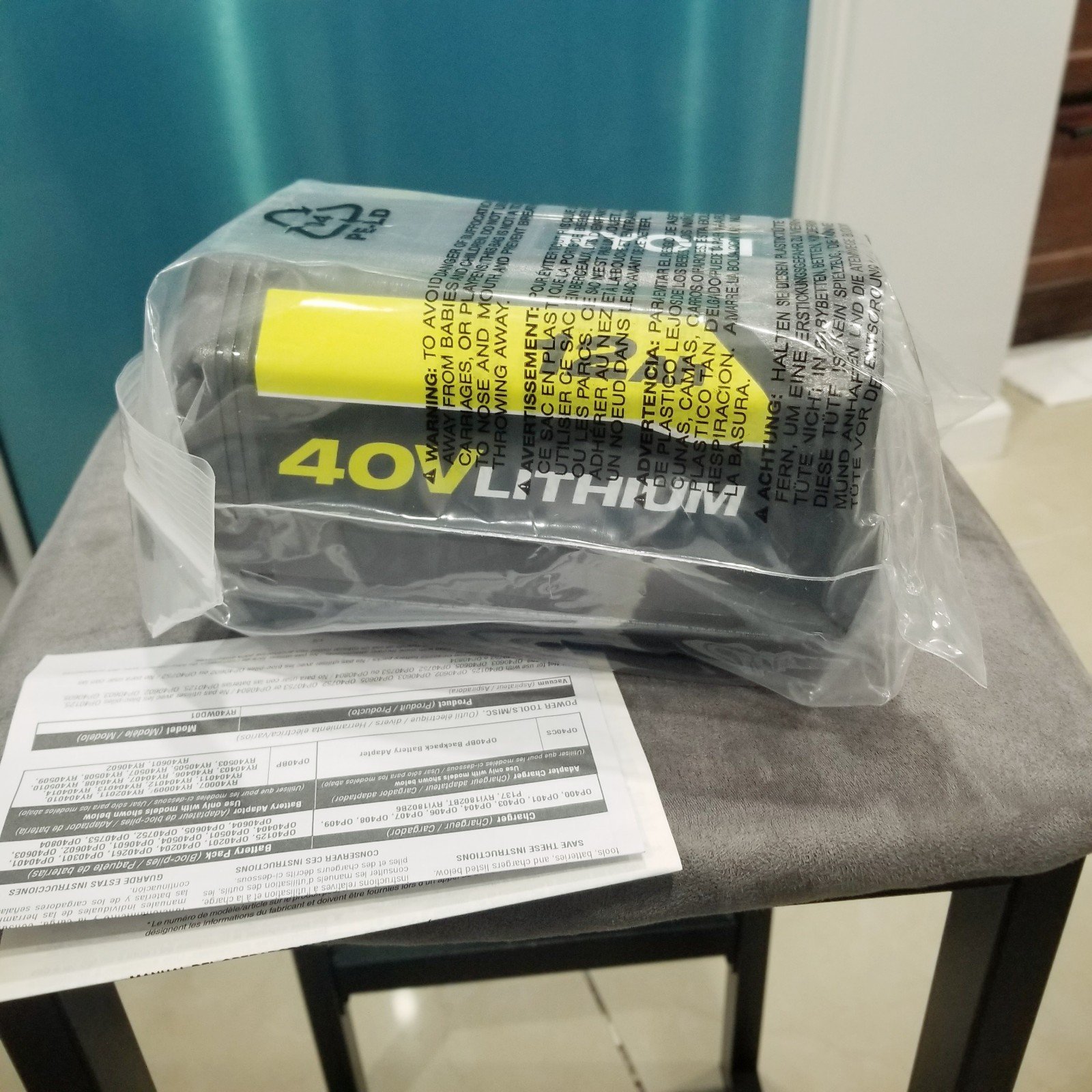 Authentic Ryobi 40v 12ah Batteries