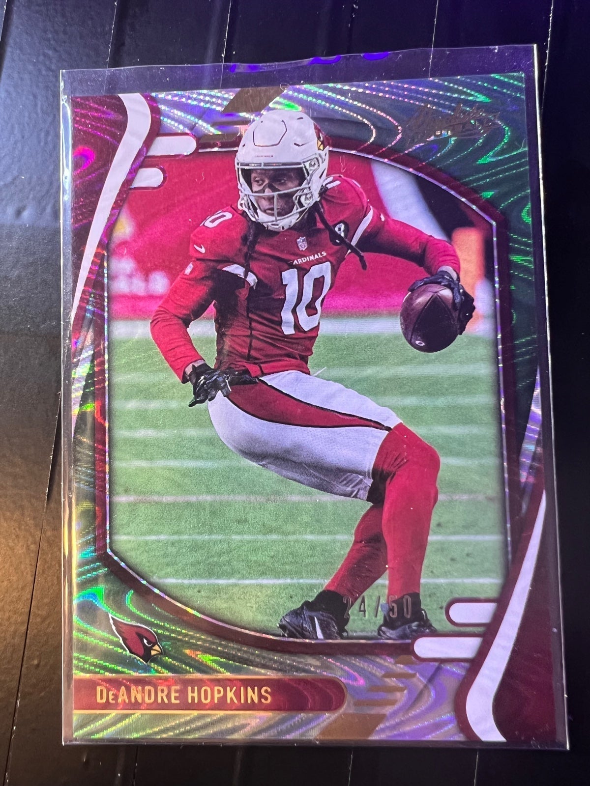 DeAndre Hopkins Rare NOONE GOT THIS HOPKINSnumbered 24/50 2021 Absolute Football