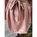 HOUSE OF CB LONDON Women Pink Polyester Wrap V Neck Knee Length Dress Small