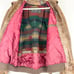 Vintage Context Leather Bomber Flight Jacket Size Large Blanket Quilt Lined