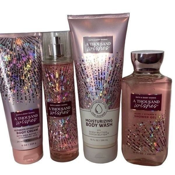 Bath and Body Works A Thousand Wishes 4 PC Set