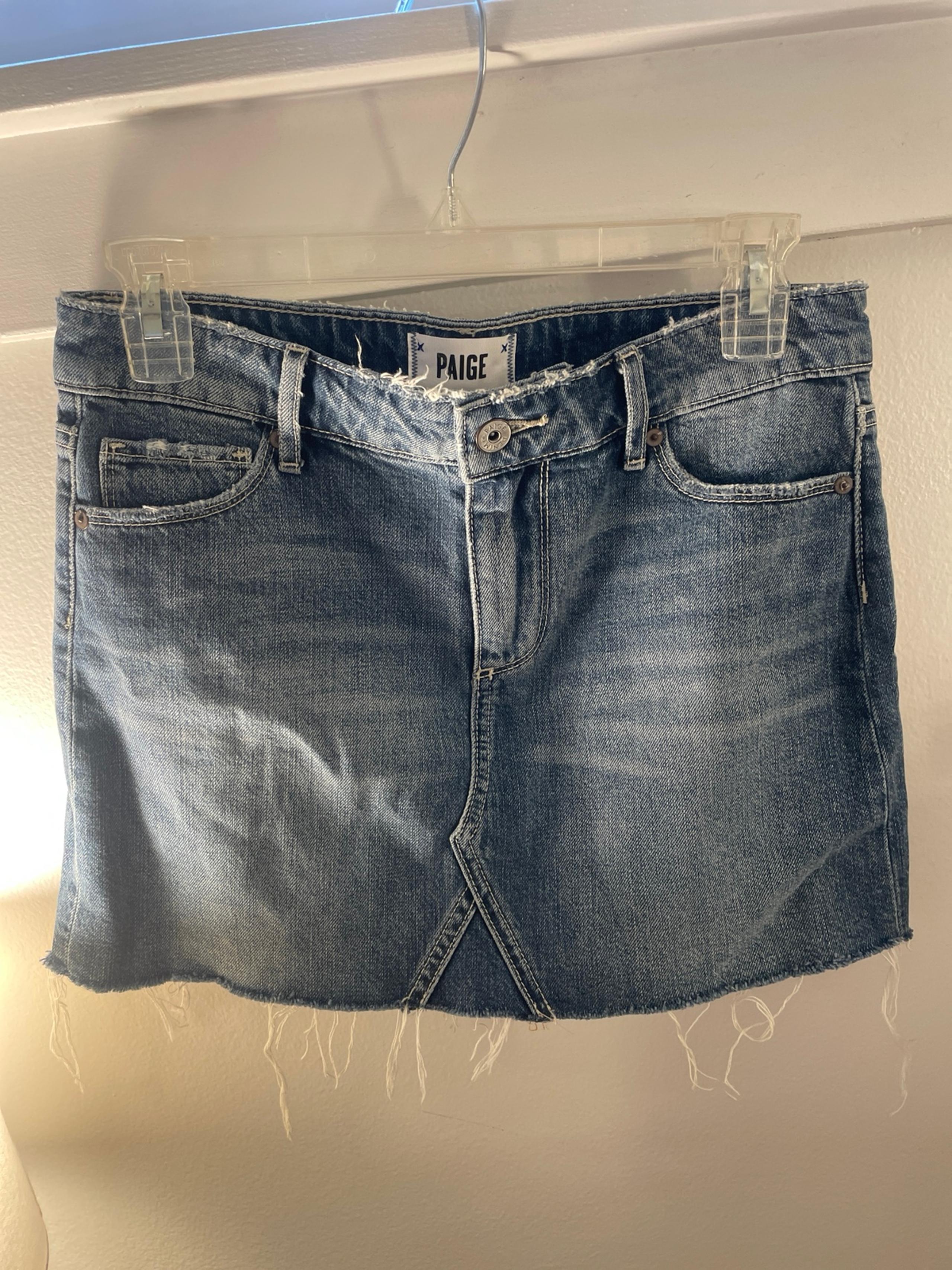 Womens Jean Skirt - Paige Brand Size 25