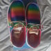 Hey Dude youth shoes new, metallic color, never worn