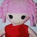 BABW Build a Bear Workshop Lalaloopsy Jewel Sparkles Huge 22 Plush Doll & Dress