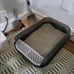 Large Capacity Cat Litter Box, Semi-Closed Sand Box For Cats, Pet Toilet