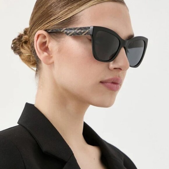 NEW Versace VE4417U - 535887 Black Sunglasses